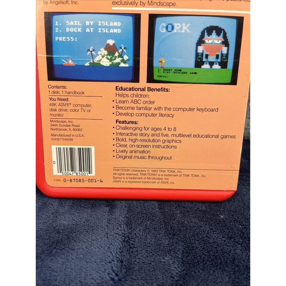 Tink Tonk Tinks‎ Adventure By Mercer Mayer Atari Computer Game - Complete!